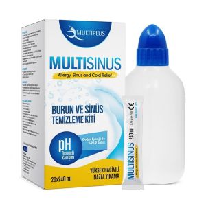 Multiplus Burun ve Sinüs Temizleme Kiti 20'li 240 ml