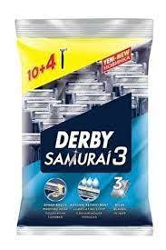 Derby Samurai 3 Tıraş Bıçağı 10+4 Poşet