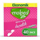 Molped İnce Günlük Ped Ekonomik Parfümsüz 40'lı