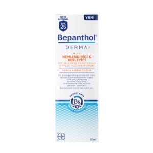 (KUTU HASARLI) Bepanthol Derma Nemlendirici Besleyici Yüz Bakım Kremi 50ml