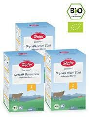 Töpfer Lactana 1 Organik Bebek Sütü 600 gr - 3 Adet