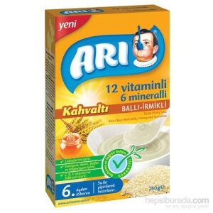 Arı Mama Kahvaltı Ballı İrmikli Sütlü Pirinç Unu 250 gr - 12 Adet