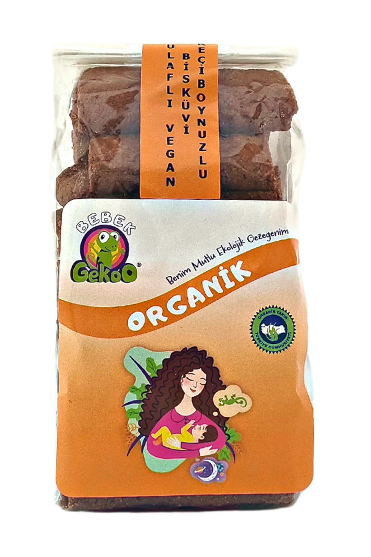 Gekoo Organik Yulaflı Keçiboynuzlu Bebek Bisküvisi 300 gr