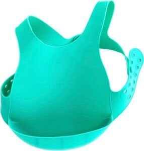 Oioi Silikon Mama Önlüğü Yeşil