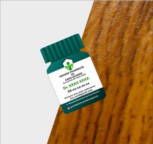 İlaç Şişesi Eczane Magnet Koyu Yeşil- 1000 Adet