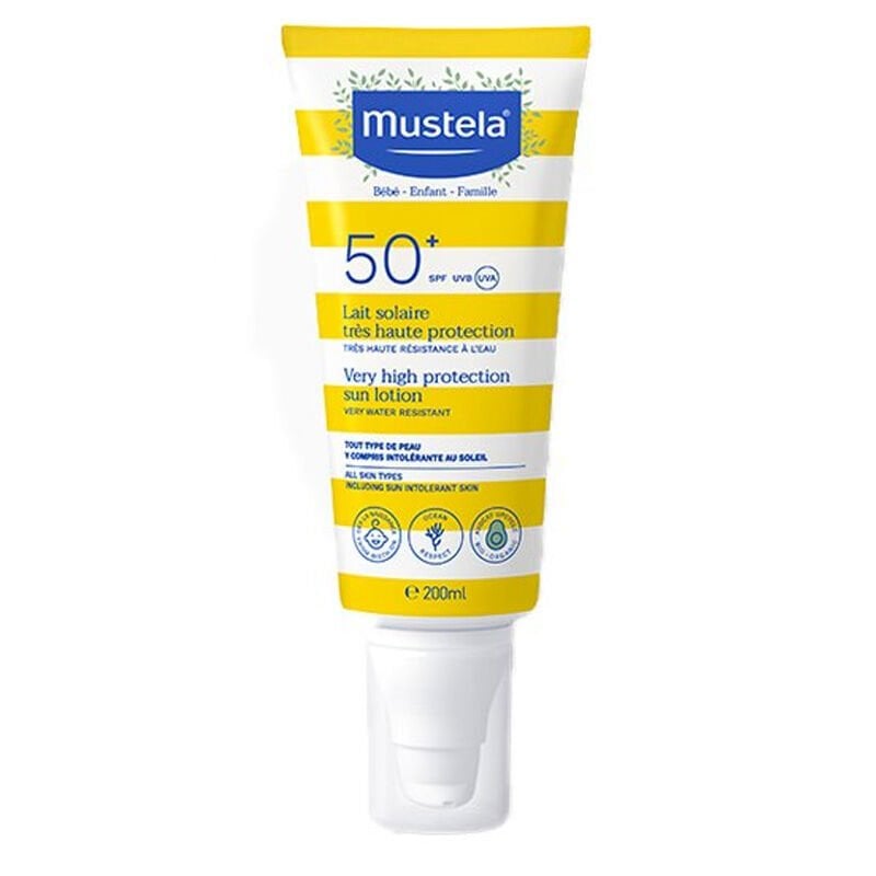 Mustela Very High Protection Lotion SPF50+ Bebek Güneş Losyonu 200 ml