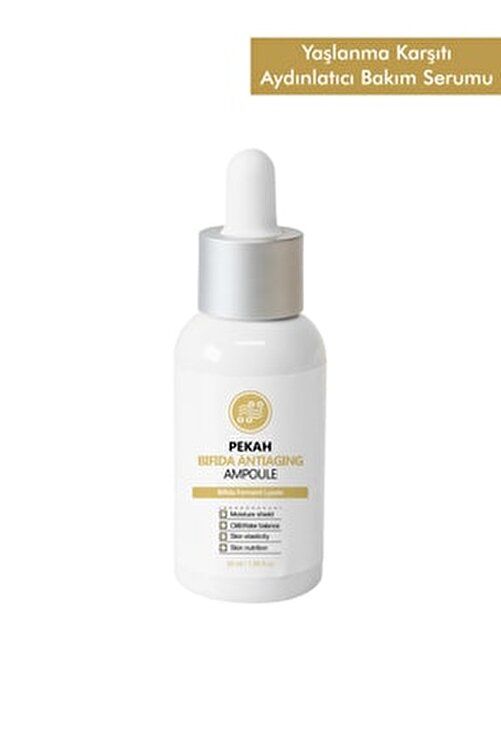 Pekah Kırmızı Ginseng ve Niacinamide İçeren Aydınlatıcı Besleyici Anti Aging Bifida Cilt Serumu 50 ml