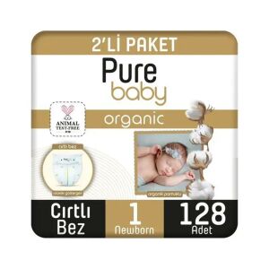 Pure Baby Pamuklu Bebek Bezi Jumbo xLarge No: 6 16'lı