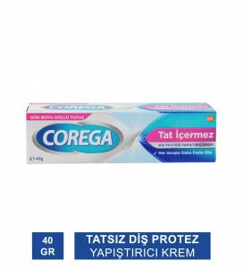 Corega Gün Boyu Güçlü Tutuş Diş Protez Yapıştırıcı Tat İçermez Krem 40 gr - 24 Adet