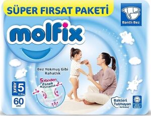 Molfix 5 Numara (11-18 kg) 60 Adet