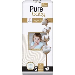 Pure Baby Bebek Bezi Jumbo xLarge No: 6 48'li
