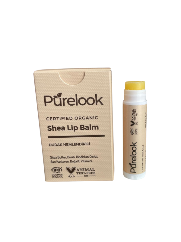 Purelook Şeffaf Renksiz Organik Lip Balm 15 ml