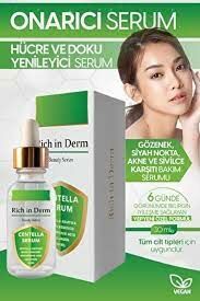Rich in Derm Centella Serum Onarıcı Serum Akne Sivilce Akut Dermatit Sedef ve Egzama 30 ml