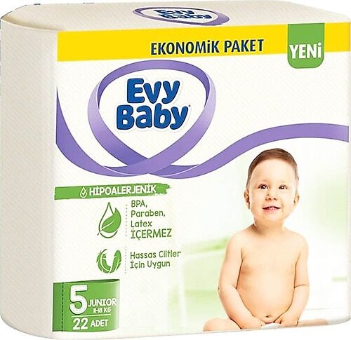 Evy Baby Bebek Bezi Junior Ekonomik No: 5 22'li