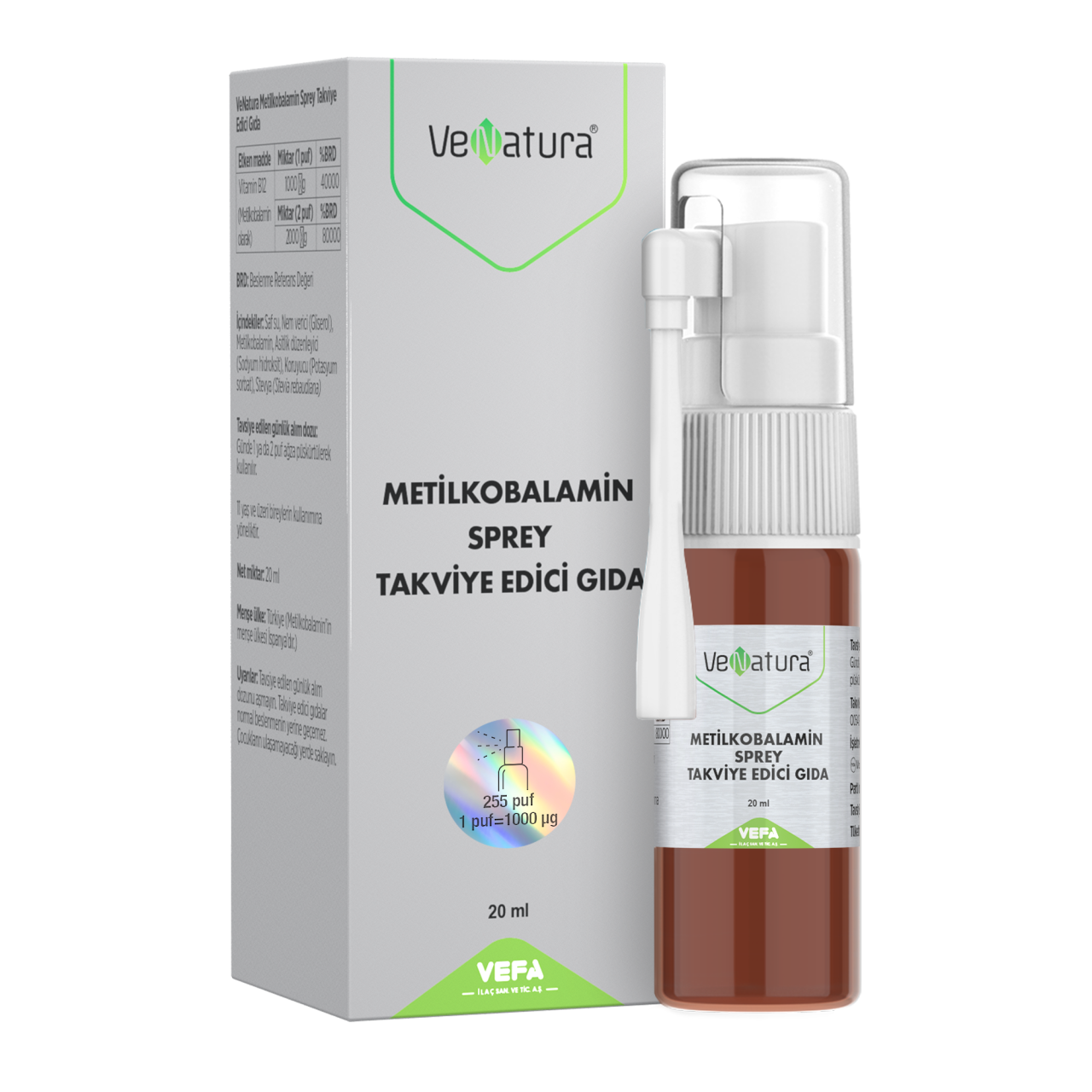 Venatura Metilkobalamin Sprey 20ml