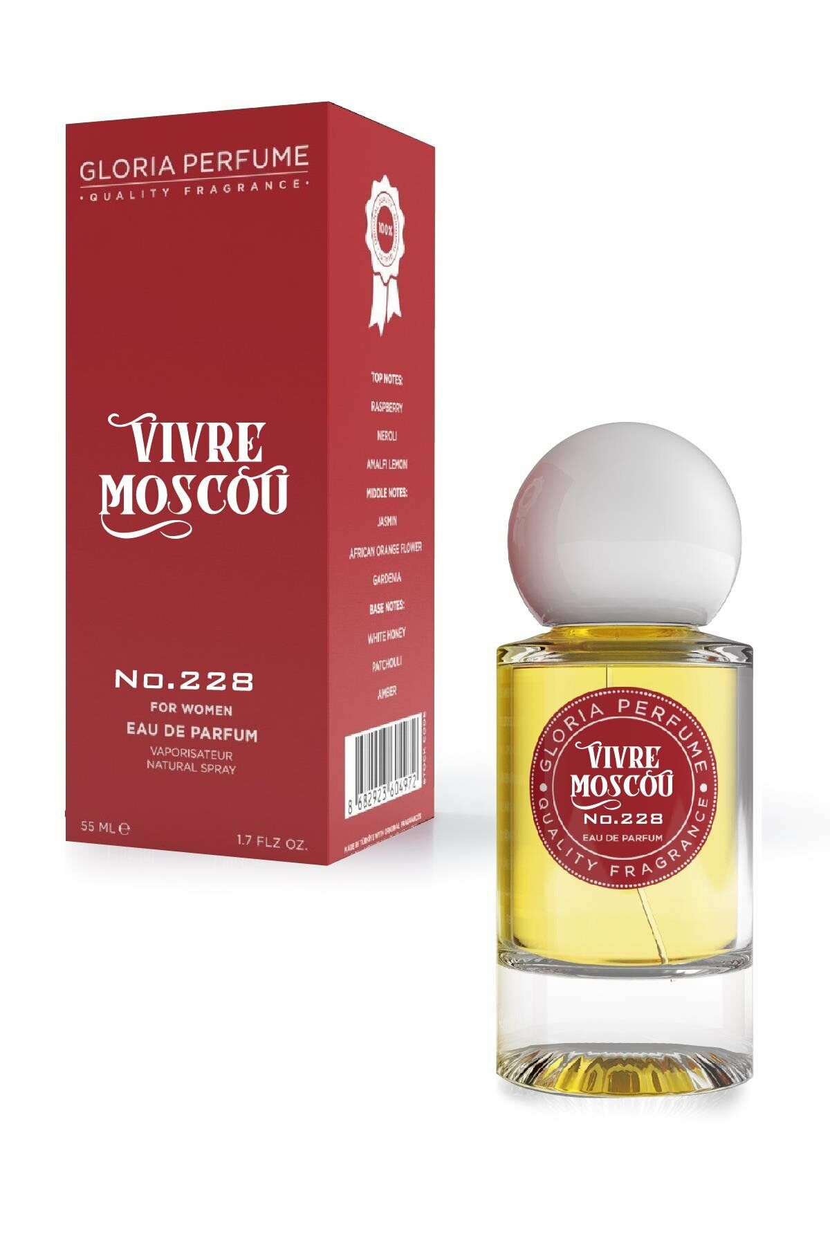 Gloria Perfume Vivre Moscou Women Perfume EDP 55 ml