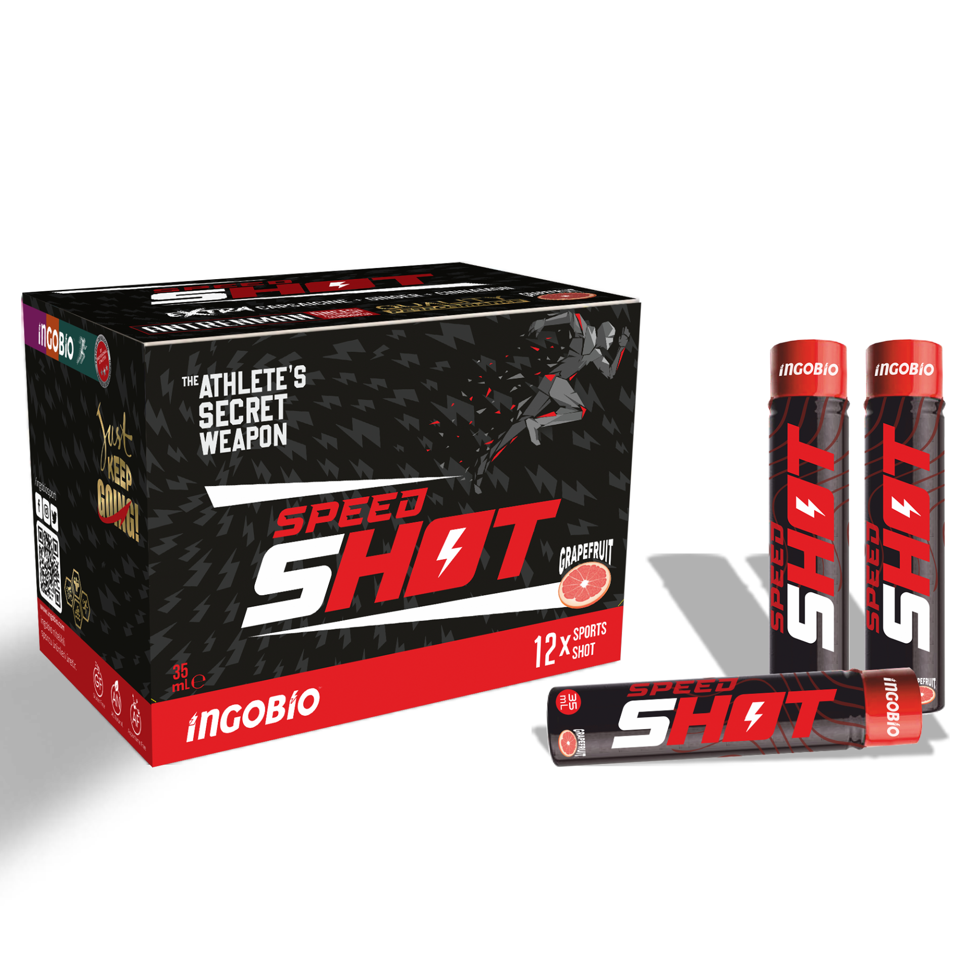 Ingobio Speed Hot Shot 12 Flakon