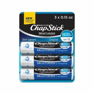 Chapstick Moisturizer Lip Care SPF15 4 gr 3'lü