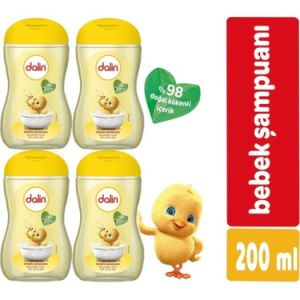 Dalin Bebek Şampuanı 200 ml x 4 Adet