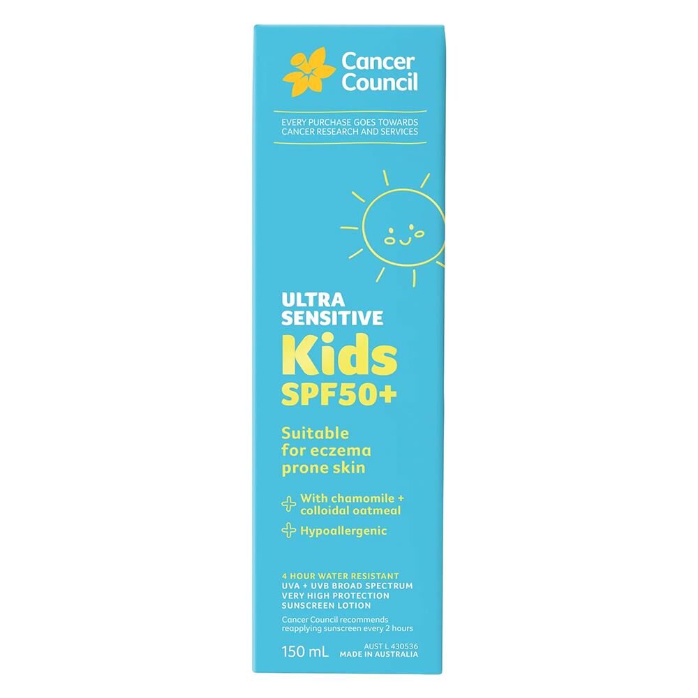 Cancer Council Ultra Sensitive Kids Sunscreen Çocuklar İçin Güneş Kremi SPF50+ 35 ml
