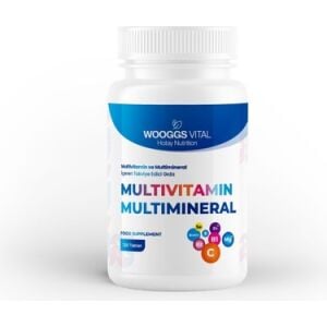 Wooggs Vital Multivitamin ve Multimineral Men 50+ İteg 120 Kapsül