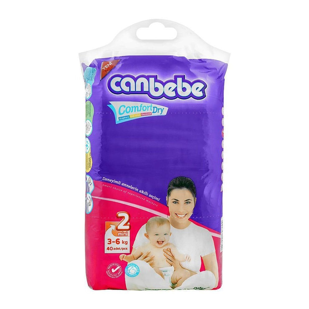 Canbebe Comfort Dry 2 Mini 3-6 kg 40'lı