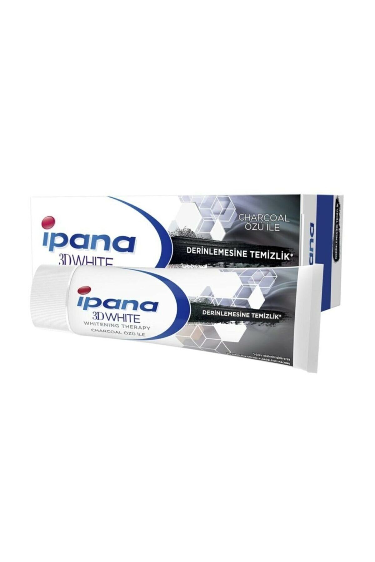 İpana 3D White Charcoal Özü ile Derinlemesine Temizlik 75 ml + Oral-B Diş Fırçası Medium Hediyeli