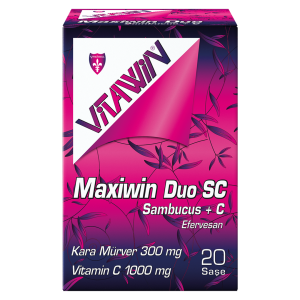 Vitawin Maxiwin Duo SC 300 mg Kara Mürver + 1000 mg C Efervesan Saşe