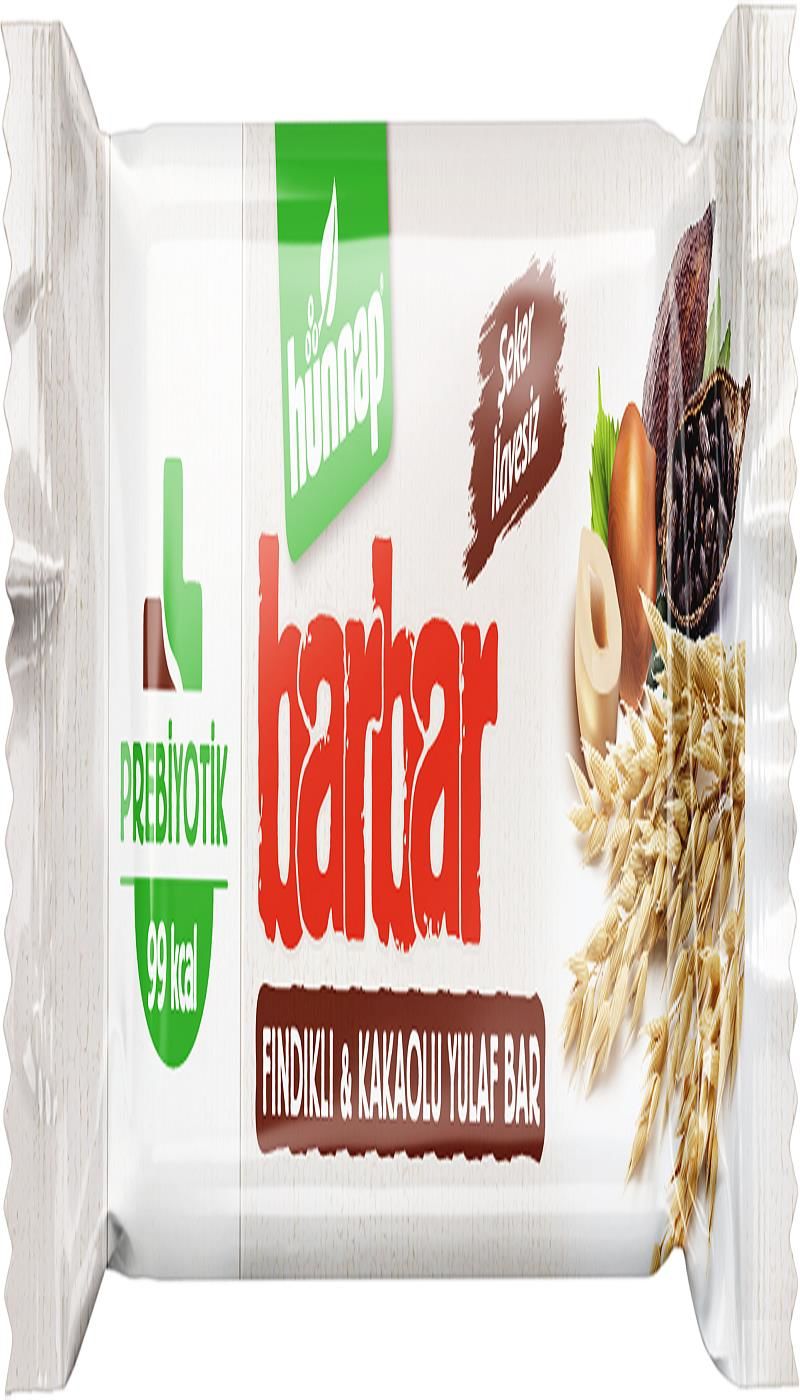Barbar Fındıklı Kakaolu Prebıyotık Ilavelı Yulaf Bar