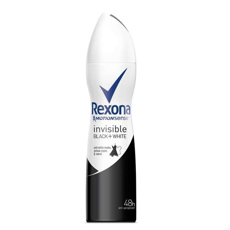 Rexona Invisible Black White Sprey Deodorant 150 ml