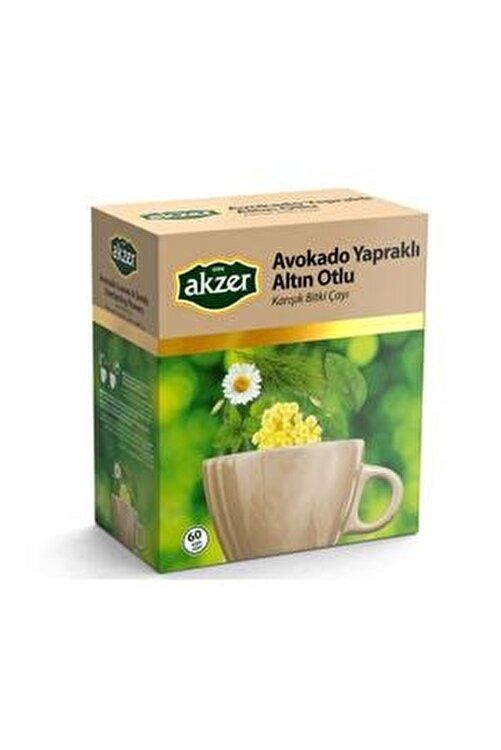 Akzer Avokado Yapraklı Altın Otlu Çay 60'lı Süzen Poşet