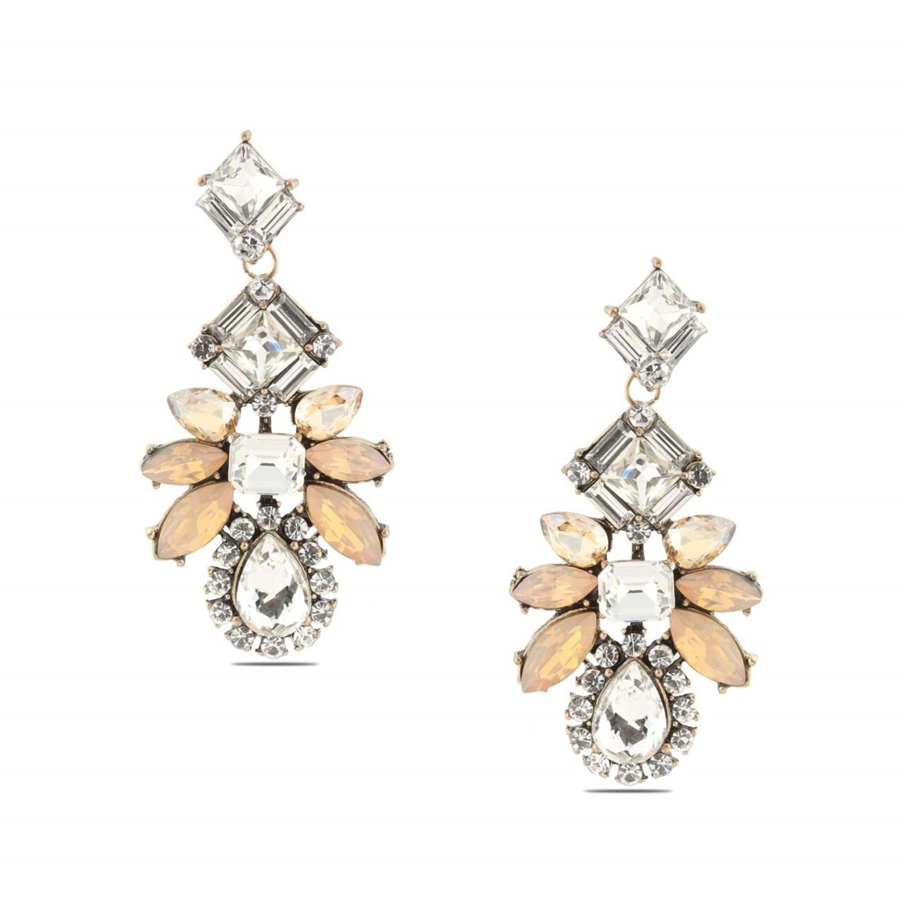 Chn-0163-1 Zara Küpe Eskitme Gold