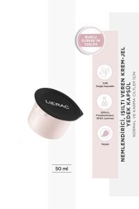 Lierac Paris Hydragenist The Rehdyrating Radiance Hyaluronik Asit İçeren Işıltı Veren Krem Jel Yedek Kapsül 50 ml