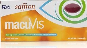 Macuvis Saffron 30 Yumuşak Kapsül