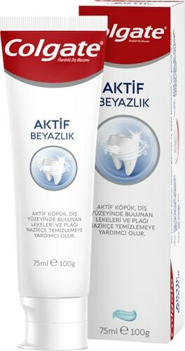 Colgate Aktif Beyazlık 75 ml + Optic White Diş Macunu 50 ml