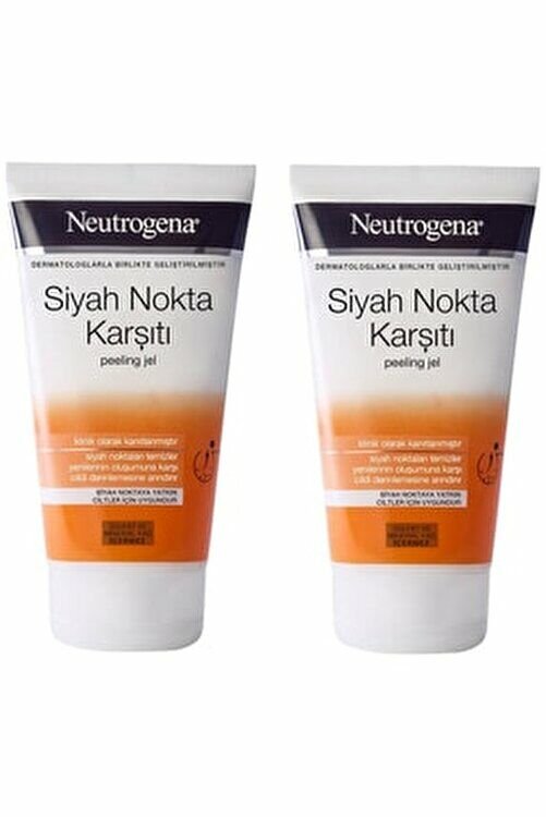 Neutrogena Peeling Jel Siyah Nokta Karşıtı 150 ml - 2 Adet