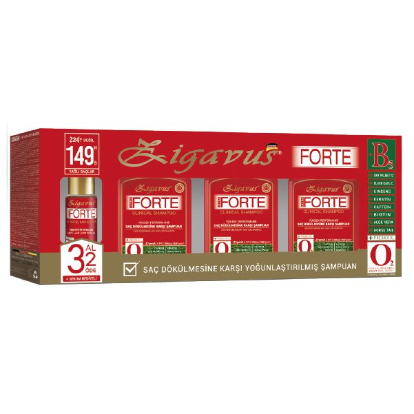 Zıgavus 3 Al 2 Ode Forte Sampuan Yaglı Saclar