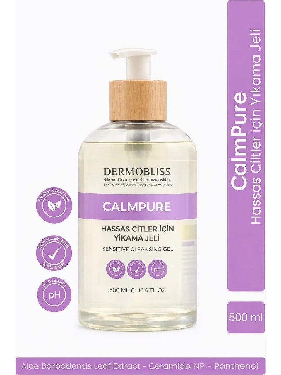 Dermo Bliss Calmpure Hassas Ciltler İçin Yıkama Jeli 500 ml