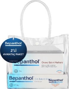 Bepanthol Onarıcı Bakım Merhemi 50 gr + Bepanthol Cilt Bakım Kremi 30 gr
