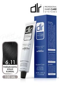 DLR Hair Color 6.11 Yogun Koyu Küllü Kumral Boya 60 ml