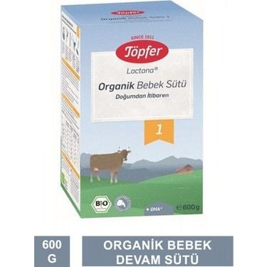 Topfer Organik Devam Sütü 1 600 gr