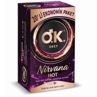 PREZERVATIF OKEY NIRVANA HOT EKO 20 LI