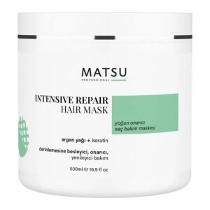 Matsu Intensive Repair Yıpranmış Saçlar İçin Yoğun Bakım Maskesi 500 ml