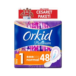 Orkid Platinum Normal Hijyenik Ped No: 1 48'li