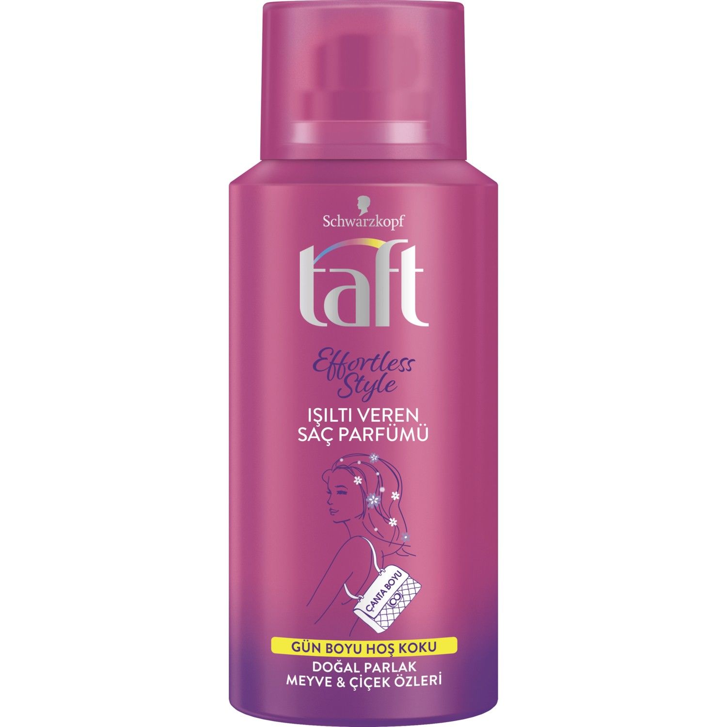 Taft Effortless Style Işıltı Veren Saç Parfümü 100 ml
