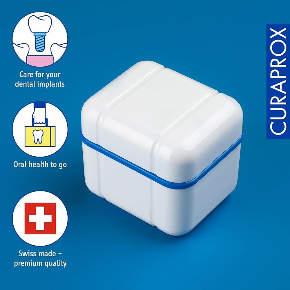 Curaprox Cleaning Box Protez Diş Saklama Kutusu