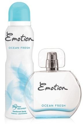 Emotion Ocean Fresh Kadın Parfüm EDT 50 ml + 2 Adet 150 ml Deodorant Set