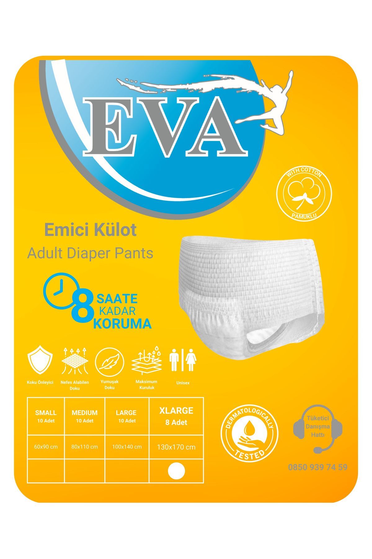 Flexy Med Emici Külot xLarge 8'li