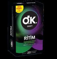 PREZERVATIF OKEY RITIM 20 LU