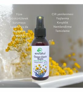 Einnatur Ölmez Çiçek Suyu %100 Saf, Hidrosol Yaşlanma Karşıtı Tonik 100 ml